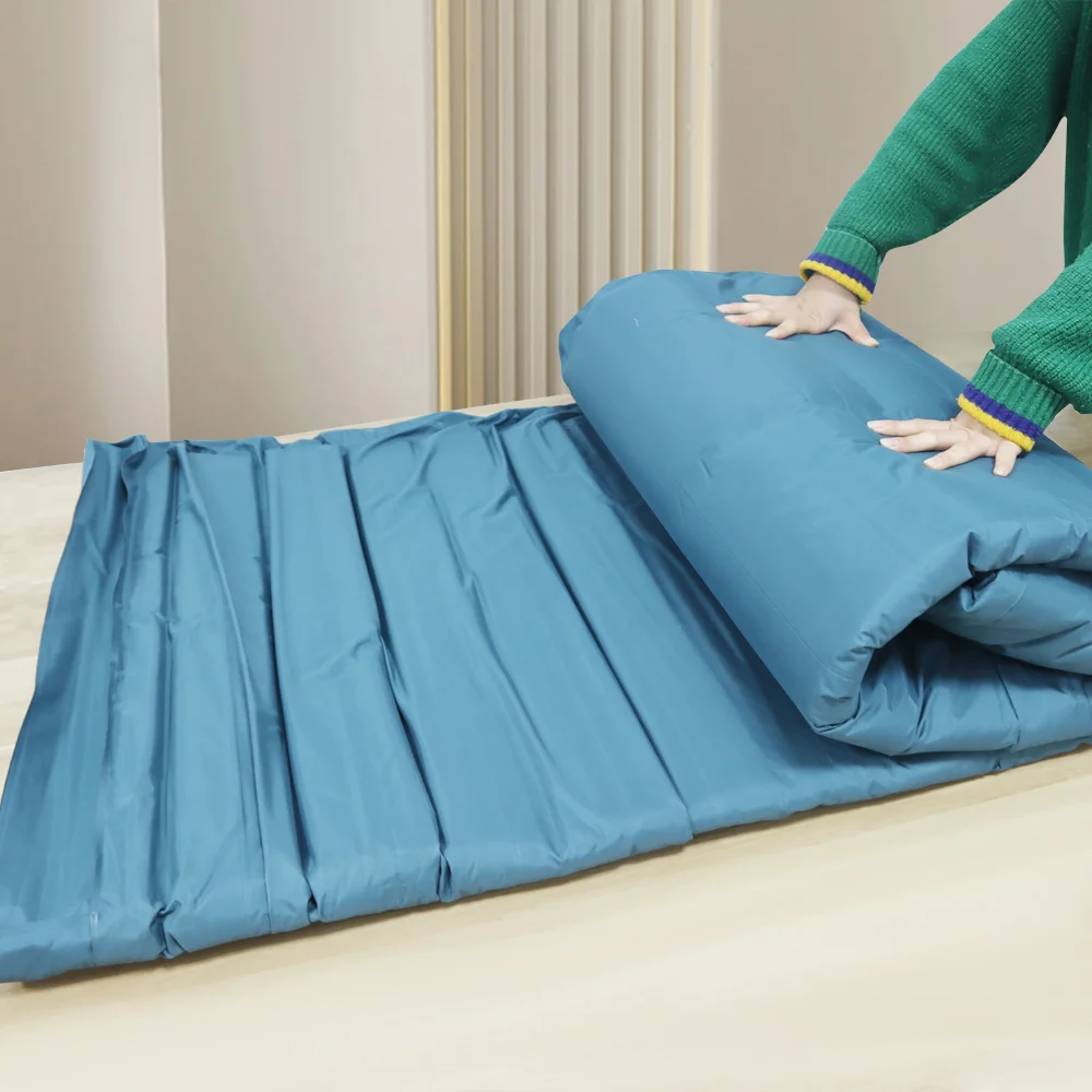 Inflatable Portable Memory foam Camping Floor Sleep Cot Mattress Folding Bed For Outdoor Home Guest kids