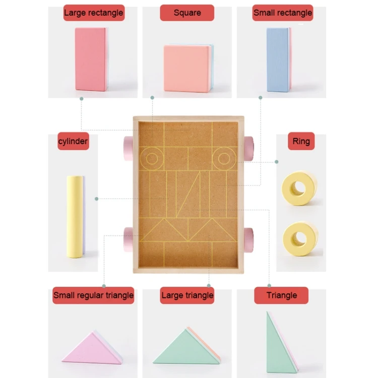 Amazon Hot 3D Touch Educational Silicon Blocks Baby Sensory Toys Stacking Block Kids Bath Toy Soft Building Blocks