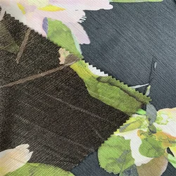 Best price Recycle Repreve Breathable Softskin Anti-static Print 100% Polyester Print Upholstery Fabric for woman dress