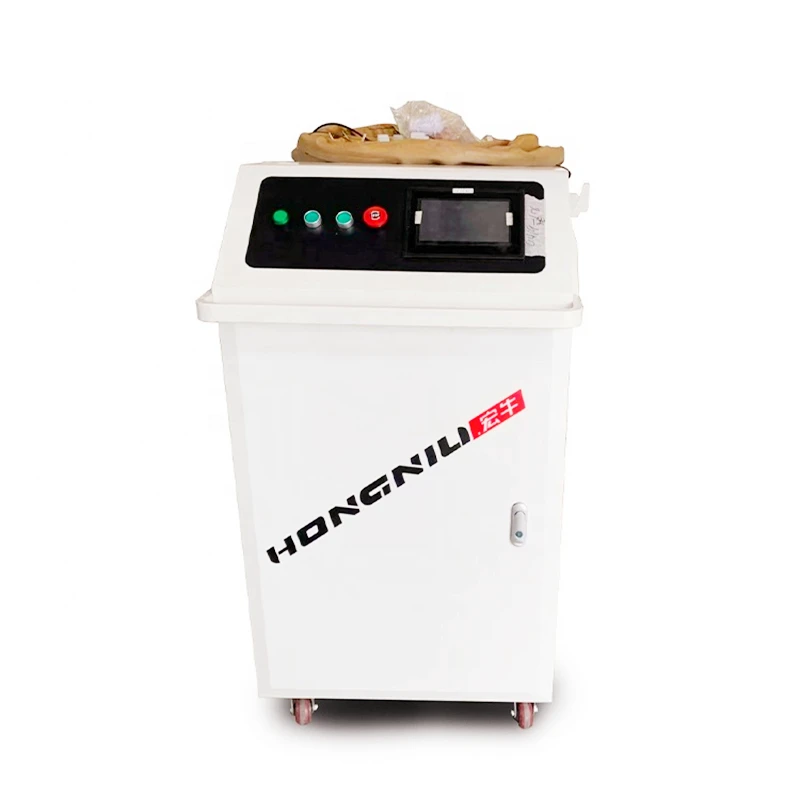 Hongniu 1000W fiber laser Hand held cleaning head laser cleaning gun for Rust removal laser cleaning machine