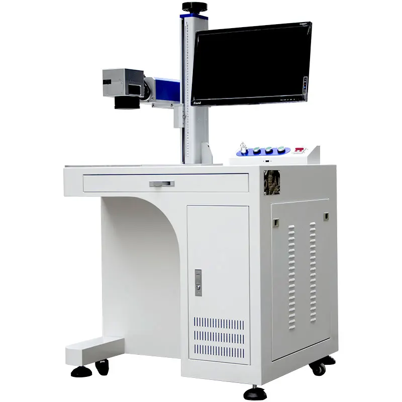 Pcb Fully Automatic Online Mopa 30W 50W 60W Fiber Laser Cutting Marking 2.5D Engraving 100W Machine Engrave Color For Metal