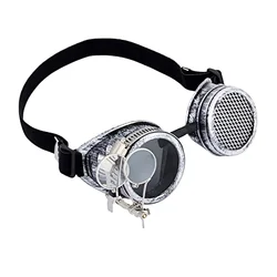 Wholesale Brass Steampunk Punk Gothic Sunglasses Cosplay Vintage Rivet Steampunk Goggle Kaleidoscope Glasses Retro Sunglasses