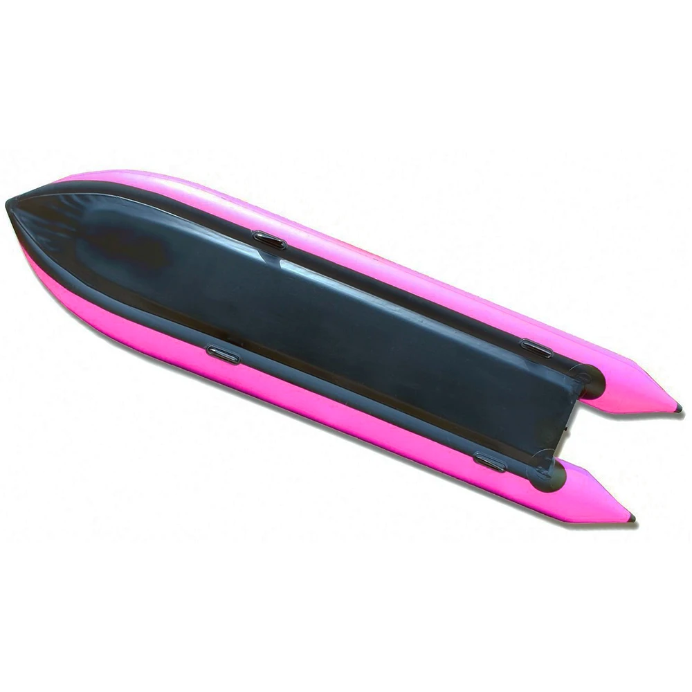 Pink Inflatable KaBoat High-pressure air deck floor hybrid combo of kayak and boat