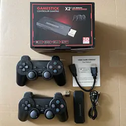 Classic Game Stick M10 X2 Game Player 4K Video 64GB 35500 128GB 41800 TV 2.4G Controller For PSP/N64/PS1 GD10