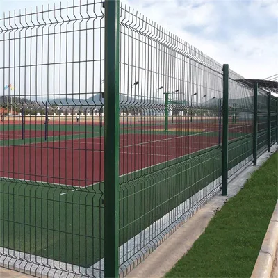 Hot Sale 3d curved welded wire mesh garden fence galvanized steel welded curved 3d wire mesh fence