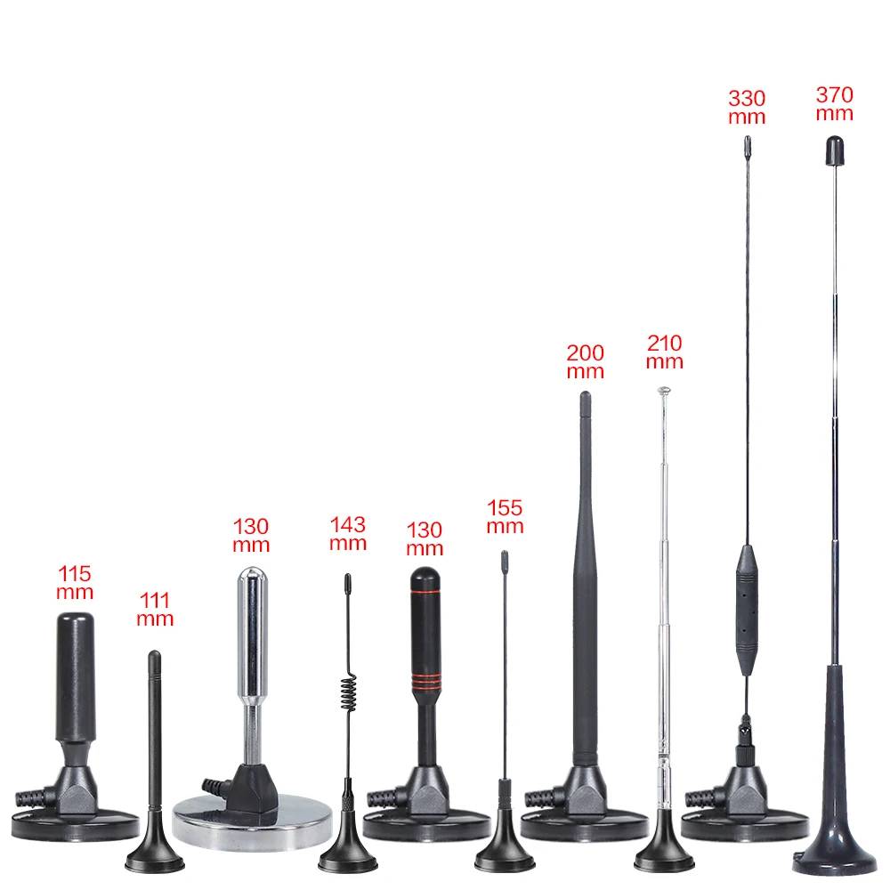 Factory Supply Straight Pole HDTV 1080p 4K UHF VHF DVB-T DVB-T2 Indoor Digital TV Magnetic Antenna