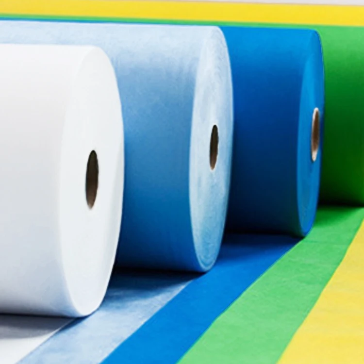 disposable spun bond polypropylene non-woven non woven printed fabrics pp rolls for package