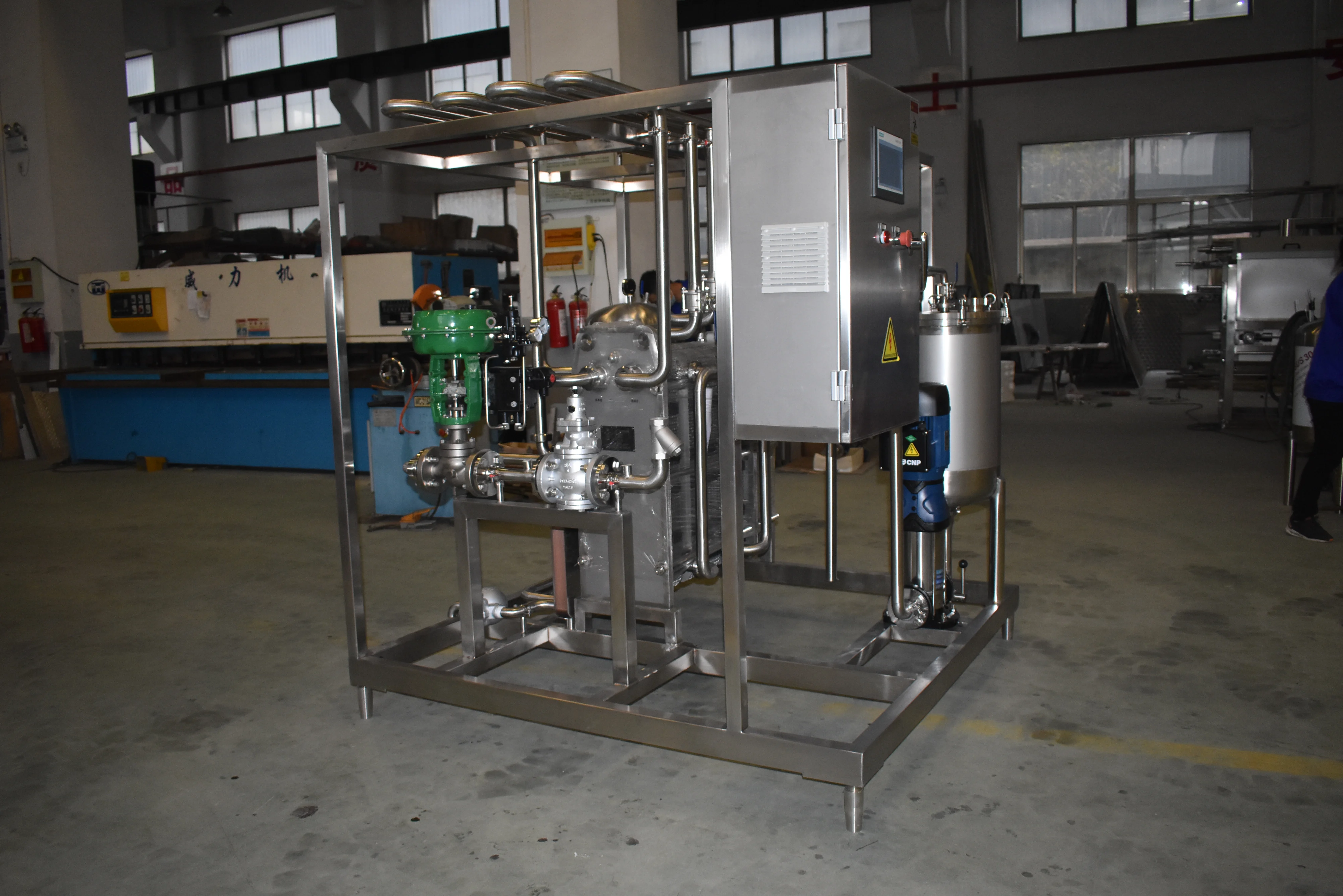 Vegetable Juice Plate Sterilizer Machine Fruit Juice Pasteurization Machine