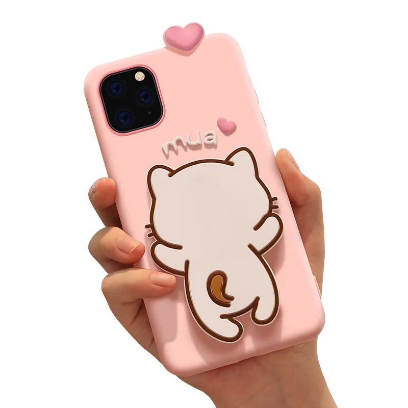 Wholesale Silicon Mobile Phone Shell Case For iPhone 6 6S 7 8 Plus Cases Cute  Socket Case For iPhone X Soft Fundas