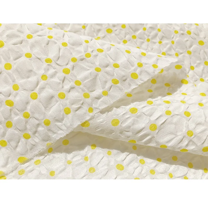 80*80 Factory direct sale The new fashion 100% cotton printed bubble fabric