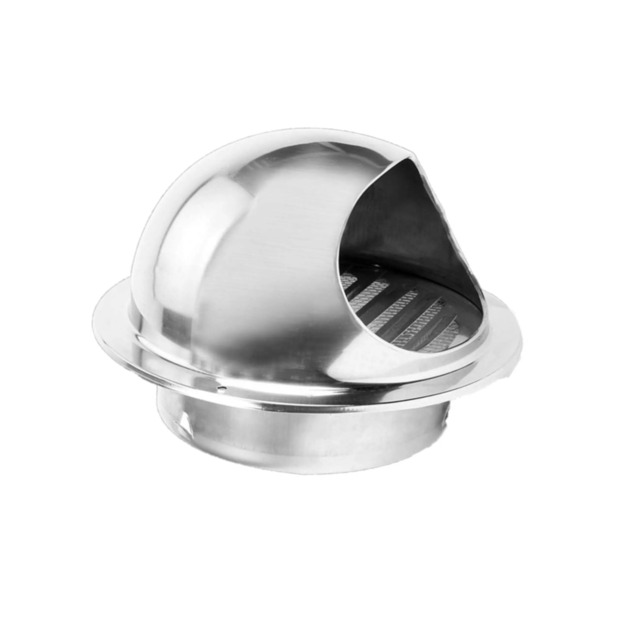 Hvac Ventilation Outdoor Vent 304 Stainless Steel Air Pipe Exhaust Wall Air Vent Air Conditioner Fitting