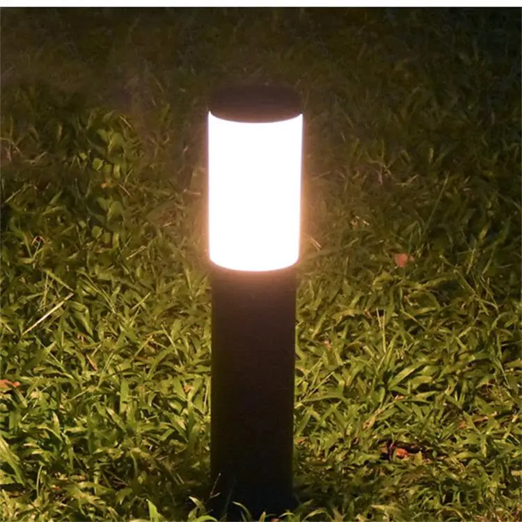 solar bollard light outdoor back yard solar landscape garden light outdoor driveway solar led lawn light