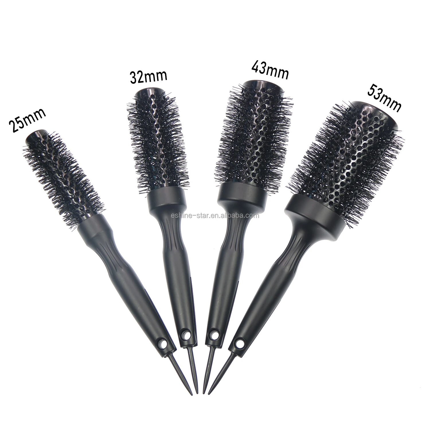 Оптовая продажа, профессиональное оборудование для салонов и инструменты, термокерамическая круглая щетка для волос для влажных и сухих волос