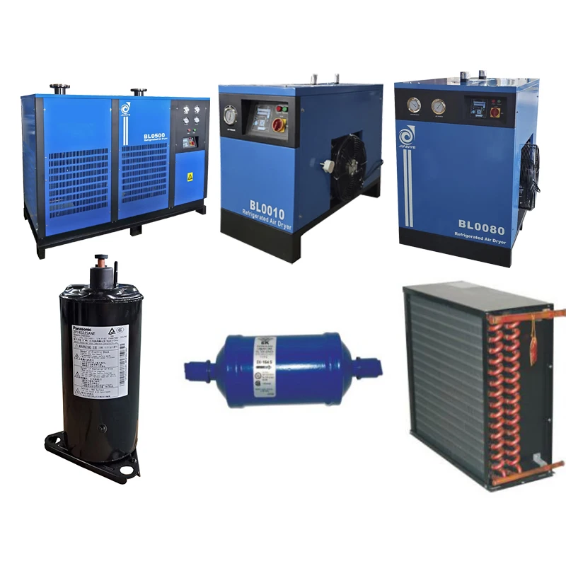 Refrigerator Air Dryer Pipe Type Exchanger High Efficiency Compressed Air Dryer For Air Compressor