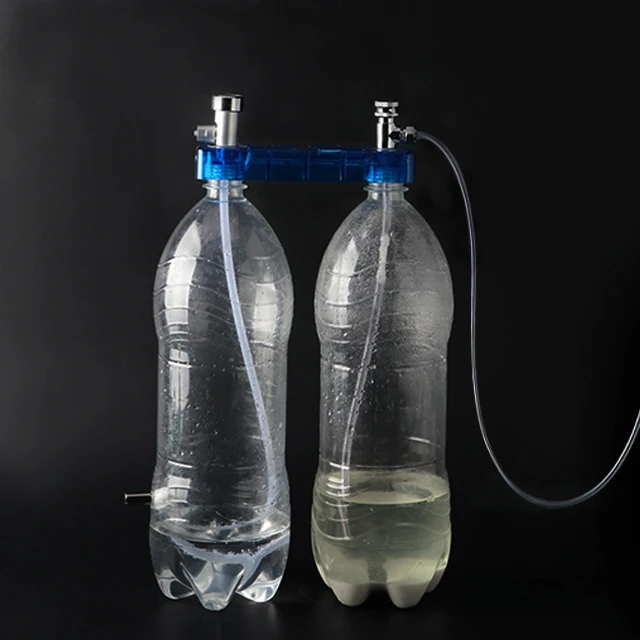 DIY CO2 генератор системы комплект с давление датчик регулировки потока воздуха клапан воды завод Аквариум D501