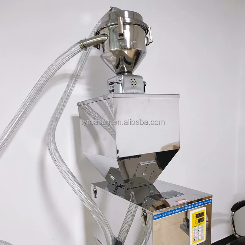 Automatic green coffee beans loader machine for commercial coffee roasters