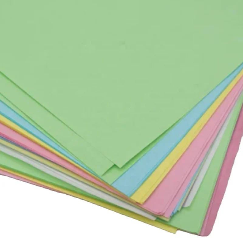 A Grade NCR Multi Color Carbonless 8 1/2 x 11 in 21.3 lb Bond Precollated 2 3 4 Part Sheet Copy Paper for Laser Ink Jet Printer