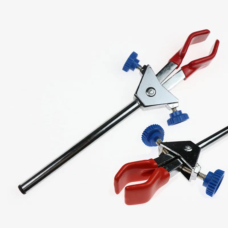 HAIJU LAB Two Prong Double Adjust Extension Laboratory Clamp