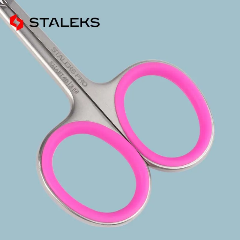 staleks European Russian style dead skin scissors curved tip scissors Stainless Steel Barb nail tools