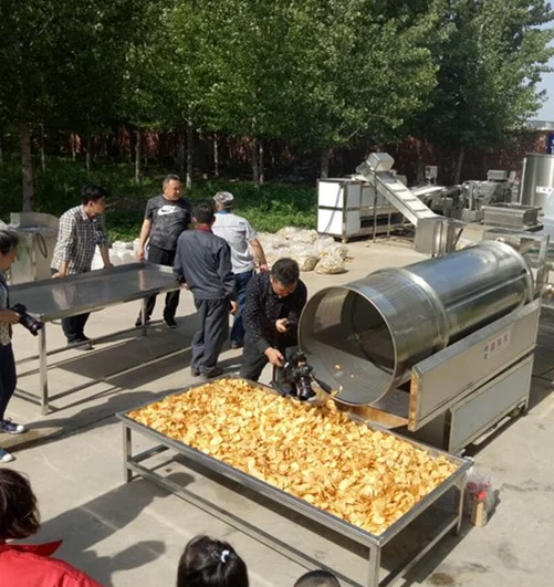 Pakistan Commercial Machinery Price Automatic Frier Fresh Potato Chips Production Line