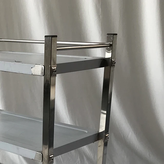 Изготовитель комплектного оборудования, логотип шелкографии, материал из нержавеющей стали, тележка для макияжа волос, кухонная мебель для ликера, тележка для салона