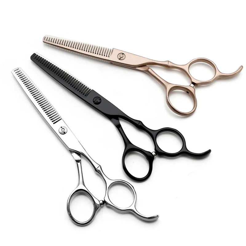 F112 5.5-Inch & 6.0-Inch Beauty and Hair Scissors Set Flat Scissors for Hair Cutting Tools