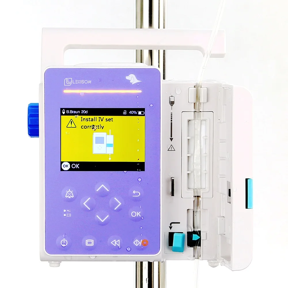 Lexison Veterinary Equipment PRIP-E400V High Quality Veterinary use Medical Electric Fluid Infusion IV Pump for animal pet use