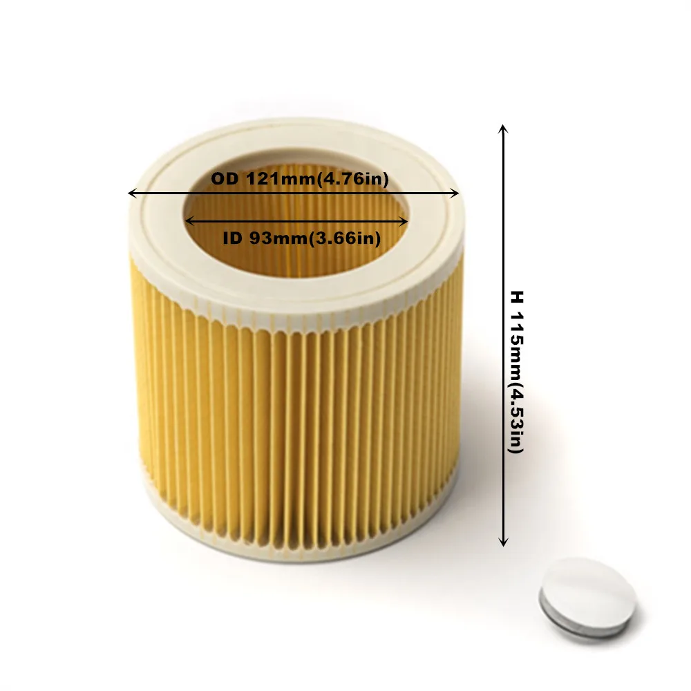 OEM Wet Dry Cartridge Vacuum Cleaner Parts MV2 WD2 WD3 WD 3 WD 2 Hepa Filter For Karchers 64145520 6.414-552.0 A2004 A2204 A2656