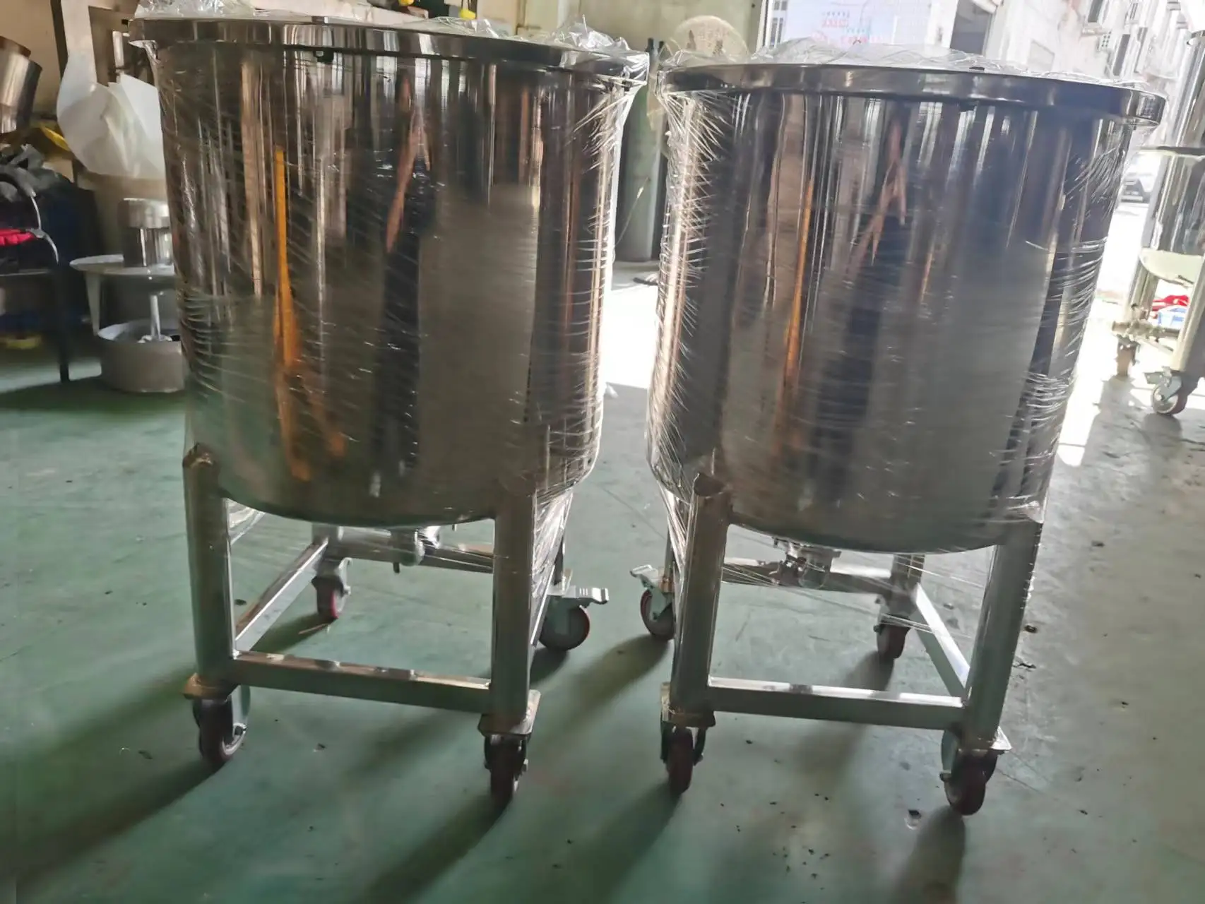 Вертикальный резервуар для хранения воды из нержавеющей стали объемом 50 л, 100 л, 200 л, 500 л, 1000 л, резервуар для хранения пальмового масла