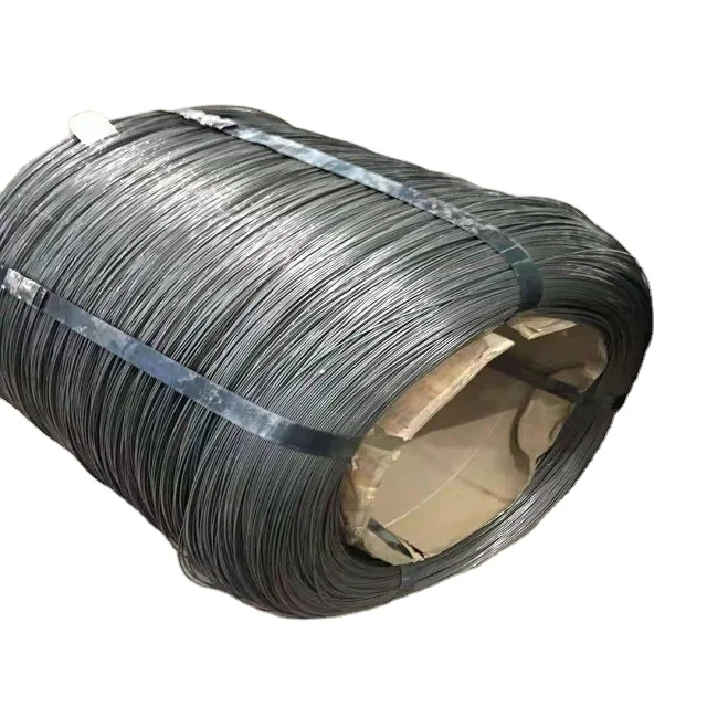 High Tension Black Baling Wire Low Relaxation 16mm Steel Cold Drawn Wire Rope Price Per Roll
