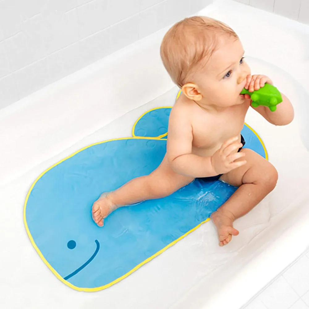 BBCare Anti-slip Bath Mat  Whale Shape Baby PVC Cute Sustainable Machine MADE Bathroom Non Slip Mat Cartoon Pattern 30% Deposit
