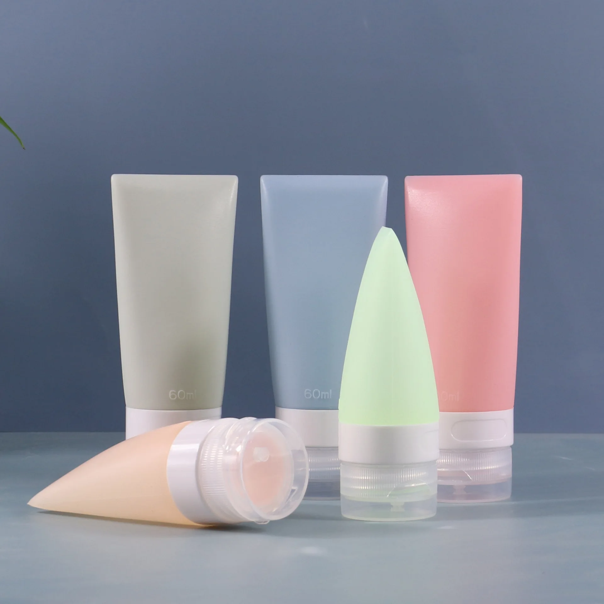 Suede Scrub Travel Sub Package Lotion Bottle Cosmetics Facial Cleanser Hand Cream Shampoo Tube Flip Sub package