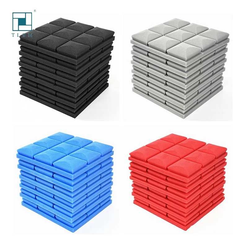 worldwide audio room self adhesive acoustic foam mushroom head shape acoustic foam smooth acoustic rubber foam roll polyurethane