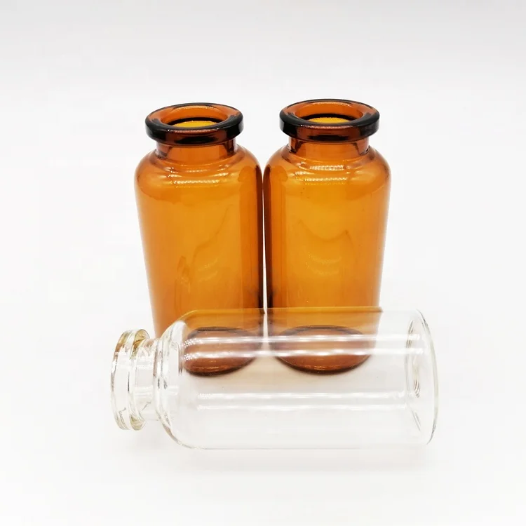 Empty Glass Ampoule Vials With Flip O ff Cap 10ml