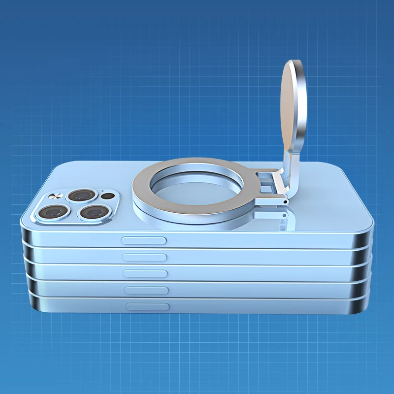 Foldable Magnetic Phone Holder in Car GPS Mount Magnet CellPhone Stand Portable Car Mobile Support for iPhone