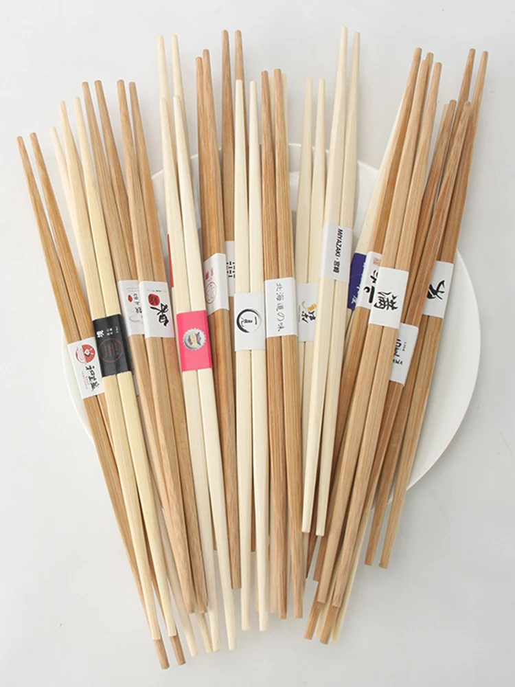 factory wholesale price 3-kichan set disposable sushi chop sticks Korean bamboo chopsticks
