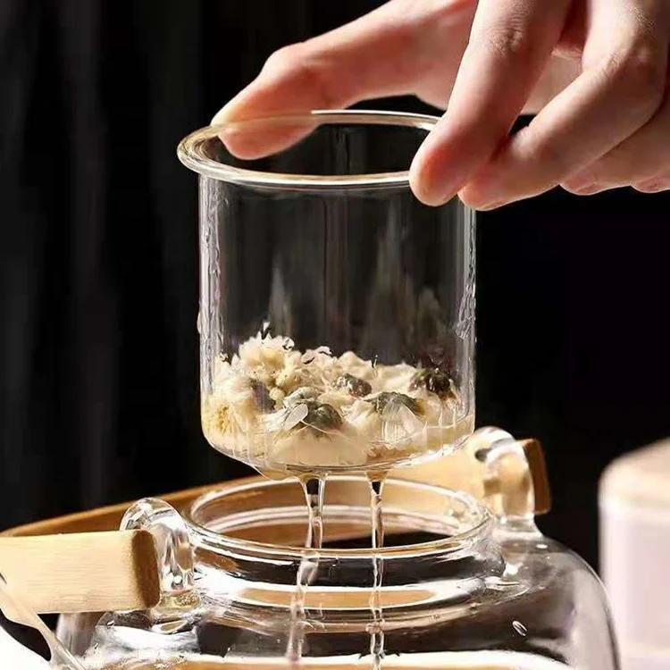 
New Style Teapots Modern Glass Tea Infusion Personalized Tea Pots 