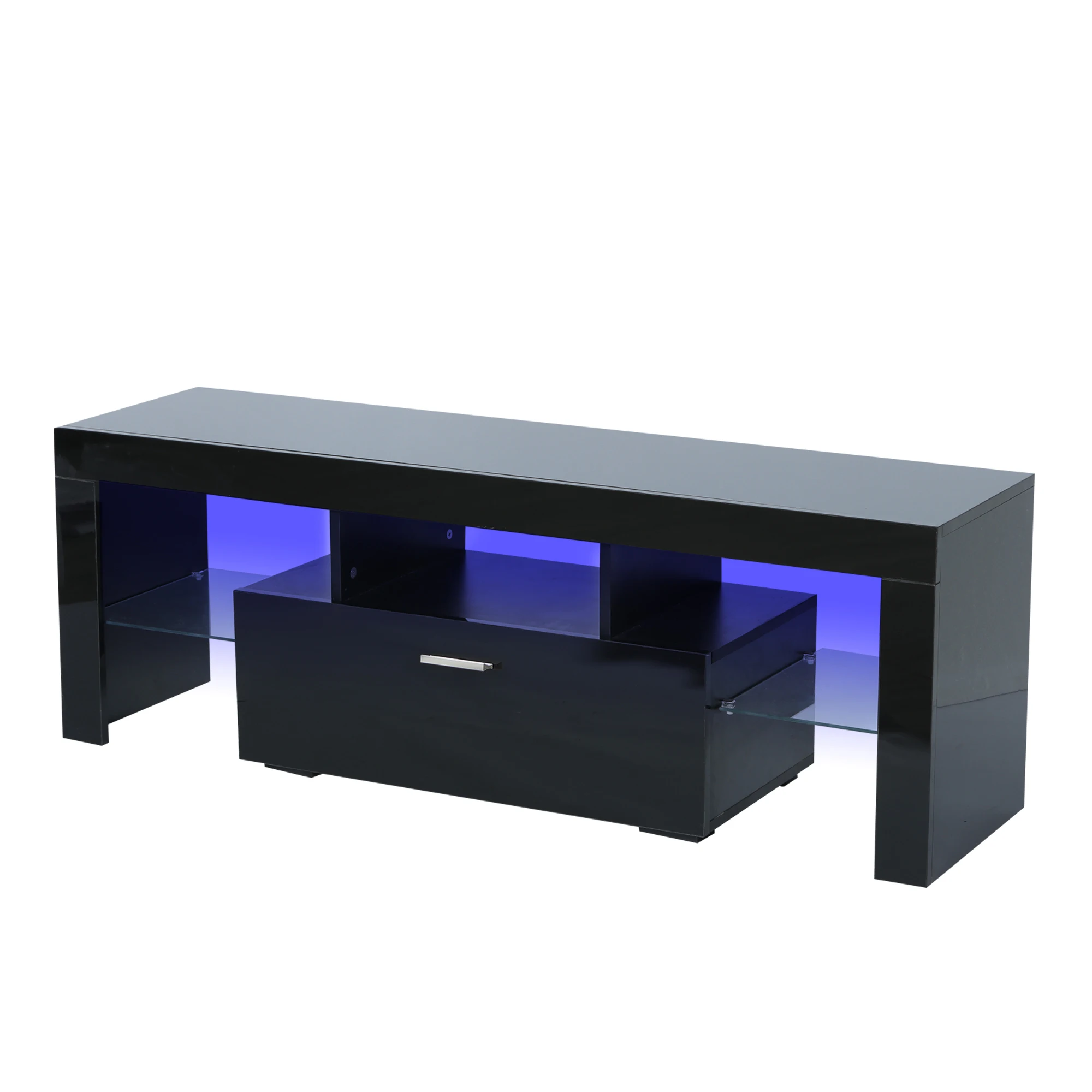 Cabinet TV Console with Audio Audio Visual TV Entertainment Stands High Gloss TV Stereo Cabinet Audio Media