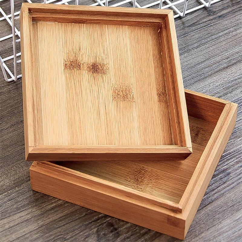 Beautiful best sale custom logo small bamboo bracelet packaging box wooden jewelry gift box