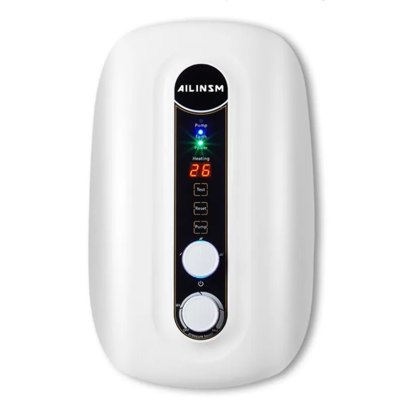 Bathroom Shower Tankless Water Heater Geyser Instant Electric Water Heater