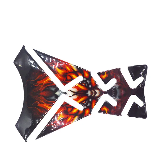 
motorcycle refit accessories 5D tankpad rubber garbon fiber tank pad protector sticker for yamaha M-SLAZ 150 