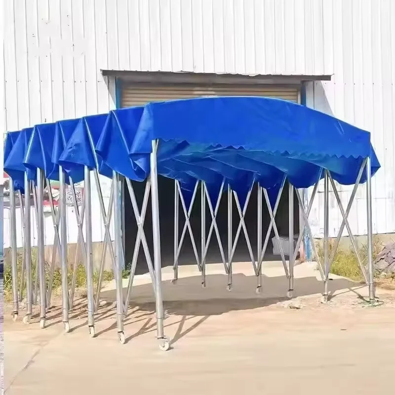 Outdoor Convenient mobile sliding tent