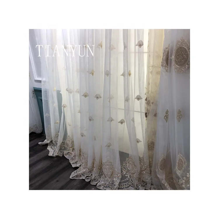 Hot Selling Fashion Pattern Ring And Rail Wedding Wall Curtain