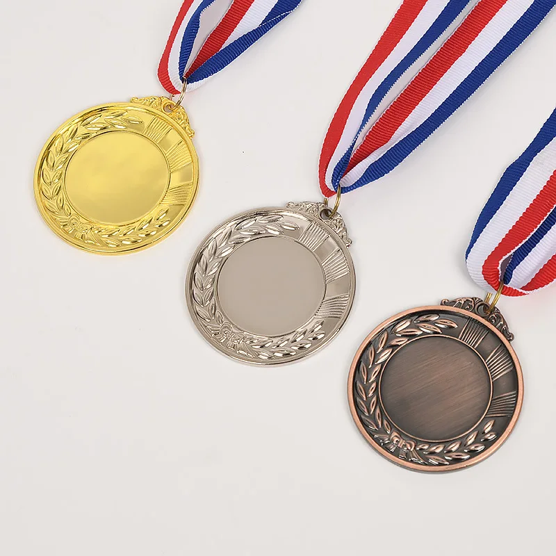 Manufacturer Medal Wholesale Cheap Design Your Own Blank Zinc Alloy 3D Gold Award Marathon Running Custom Metal Sport Medal