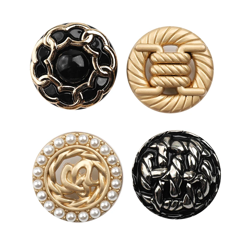 Wholesale competitive price ladies clothes coat cuff Shank Buttons With Coat alloy buttons