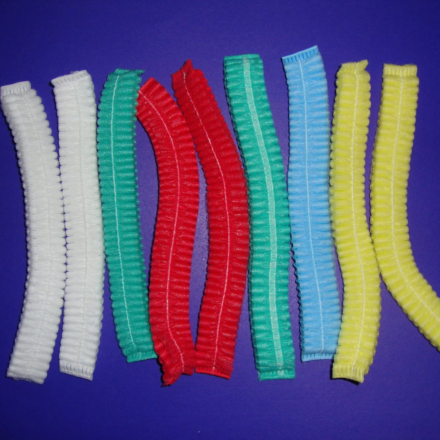 Высококачественная дешевая цветная шапка для волос, синяя, белая, красная, зеленая, черная сетка для волос