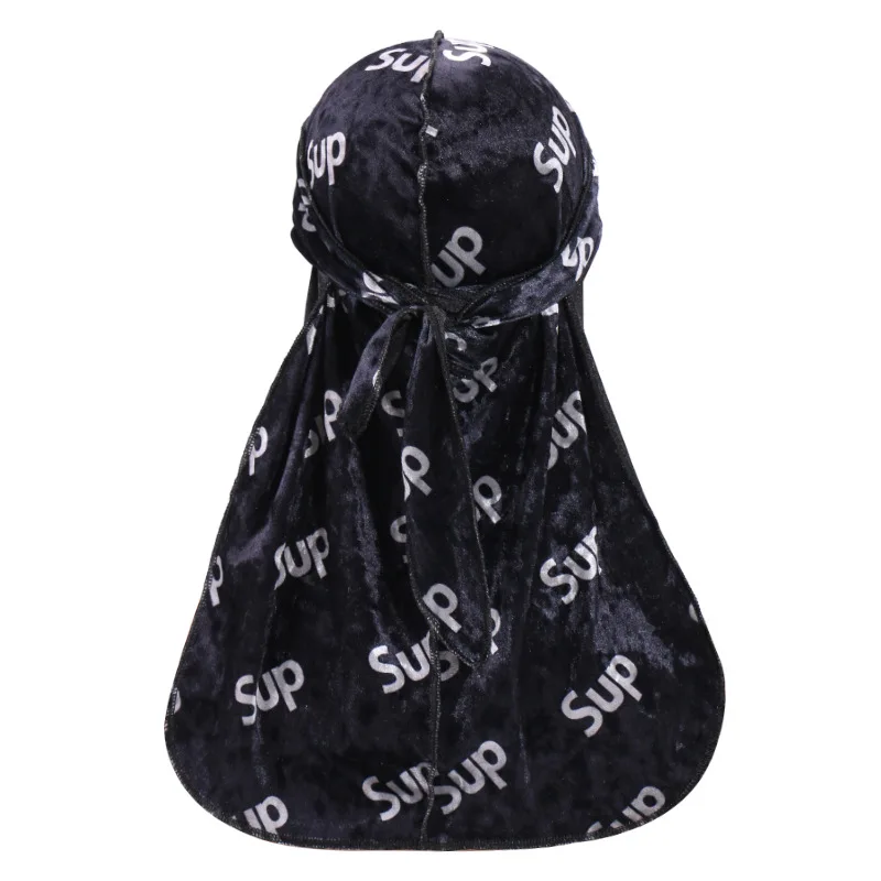 Wholesale Mommy and Me Bonnet and Durag Vendor Custom Cotton Head Scarf Scrunchie Hairband Satin Durags Bandana Velvet Durag