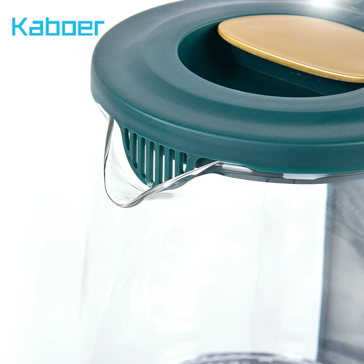 1.8L 1500W Multifunction Healthy Whistling Kettle With Teapot Set Temperature Control Tea Pots Water Glass Electric Kettle Glass