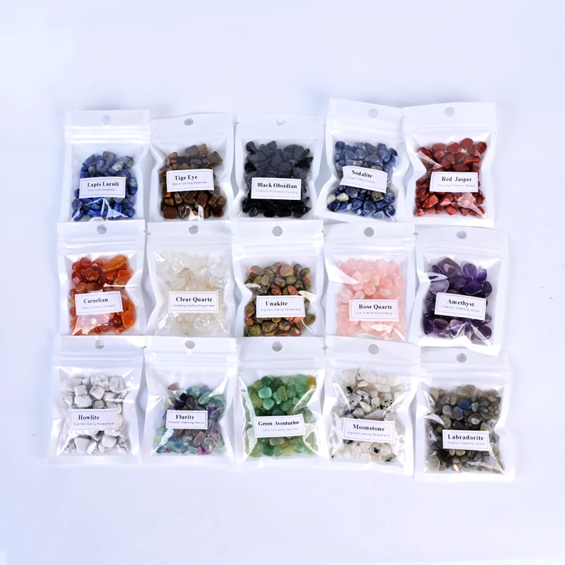 Wholesale Tumbled Stone Natural Various Bulk 50g Crystal Chips Healing Stones Quartz Gravel for