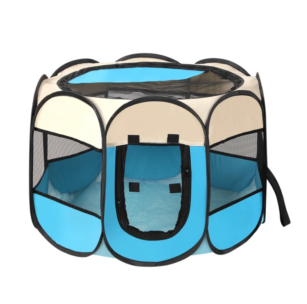 Portable Pet Playpen Multipurpose Dog Playpen Folding pet Tent Panels For Indoors Outdoors Games